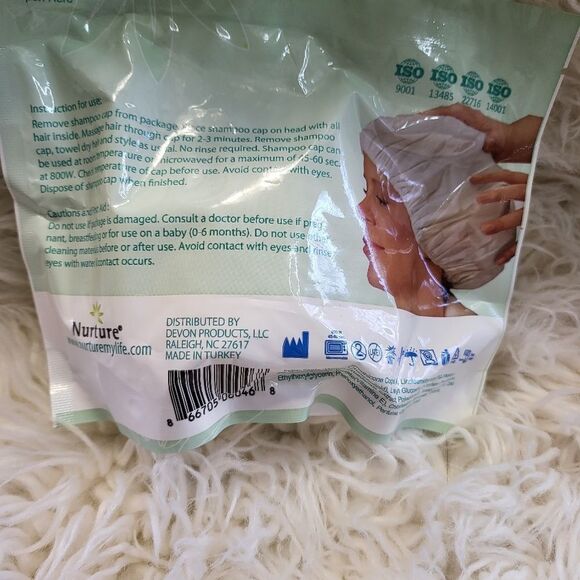 NURTURE Waterless Shampoo and Conditioner Cap NIP - Picture 2 of 2